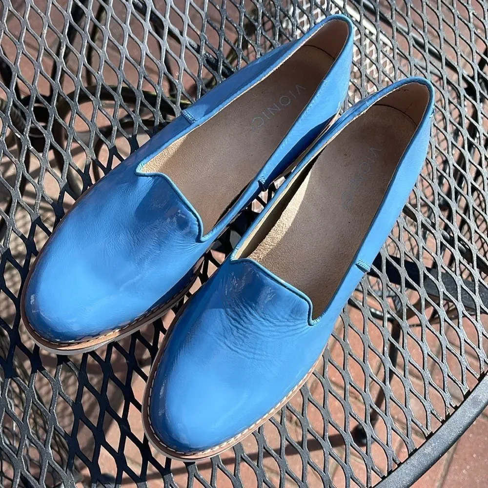Vionic Willa Wedge Pump (Women) Captains Blue 9 Water Repellant